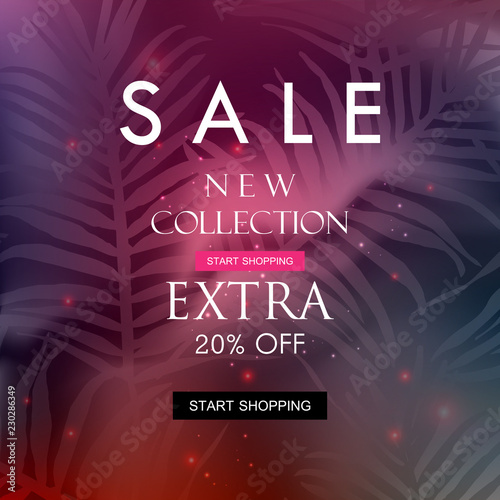 Sale website banner. Sale tag. Sale promotional material vector illustration. Design for social media banner, poster, email, newsletter, ad, leaflet, placard, brochure, flyer, web sticker