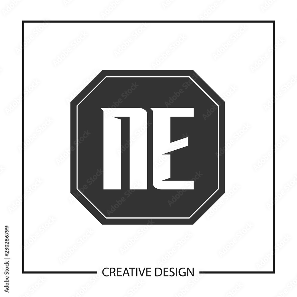 Initial NE Letter Logo Template Design Initial NE Letter Logo Template Design