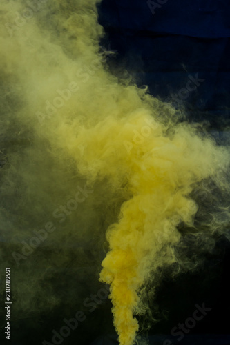 Yellow Smoke Bomb Overlays