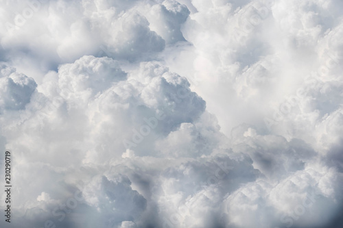 Blue Sky and puffy clouds