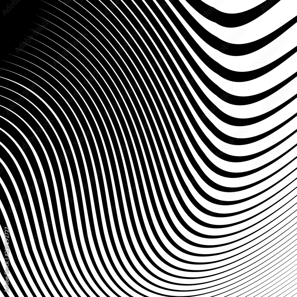 Abstract Vector Background of Waves