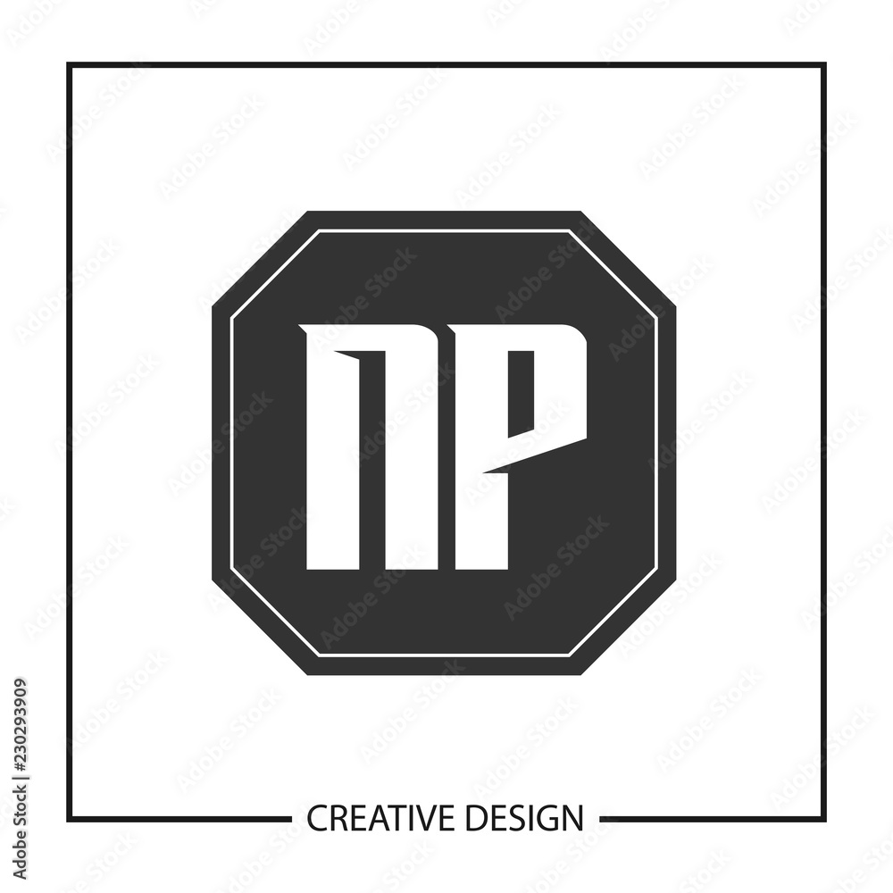 Initial NP Letter Logo Template Design Initial NP Letter Logo Template Design