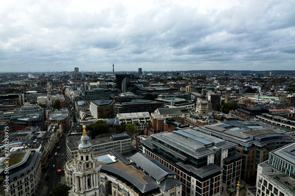 Cityscape of London in 20. September 2018. London ( United Kingdom )