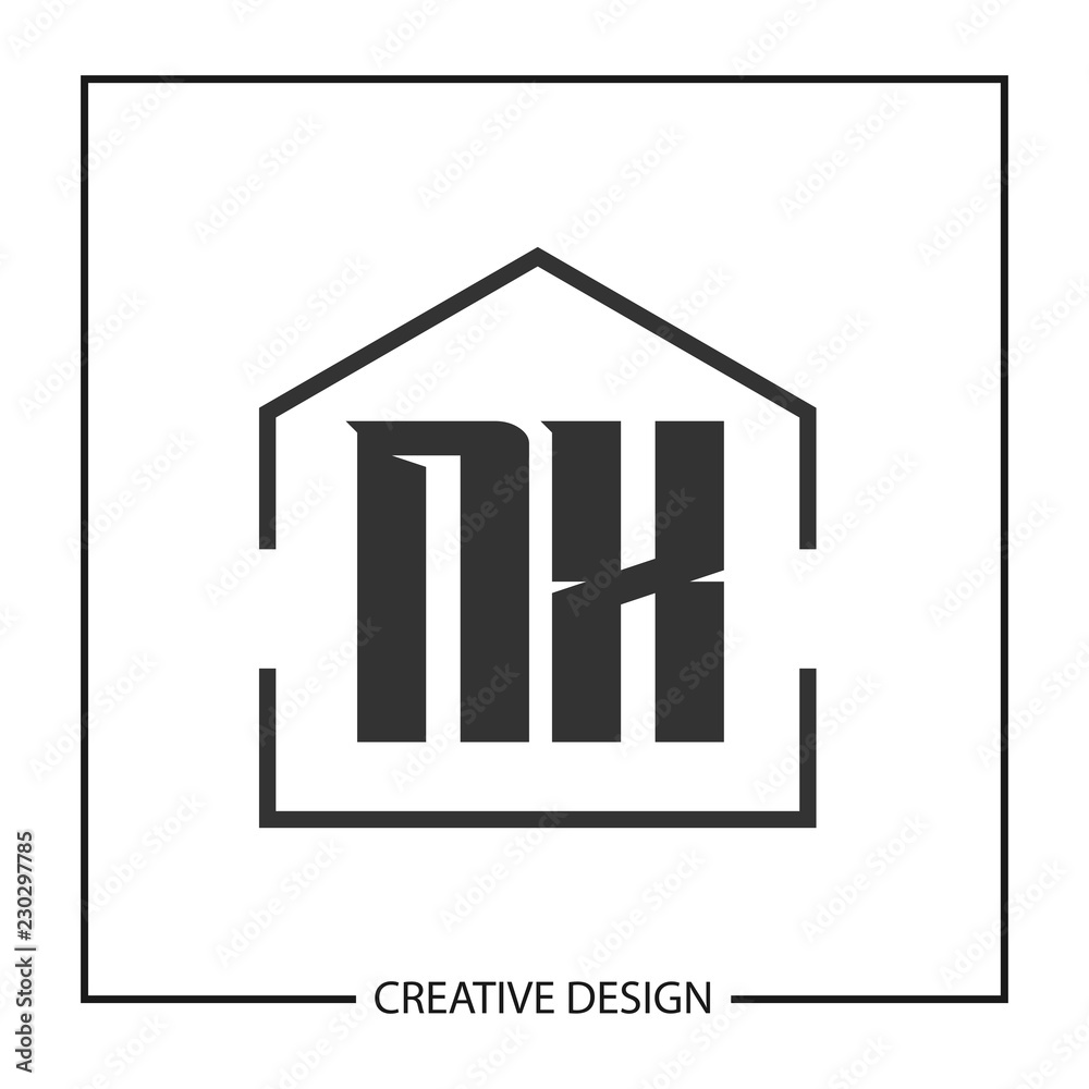 Initial NX Letter Logo Template Design Initial NX Letter Logo Template Design