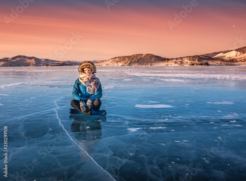 Wondeful ice of Baikal lake © Artem