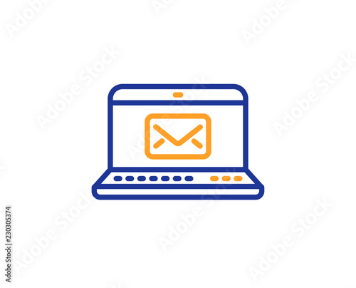 E-Mail line icon