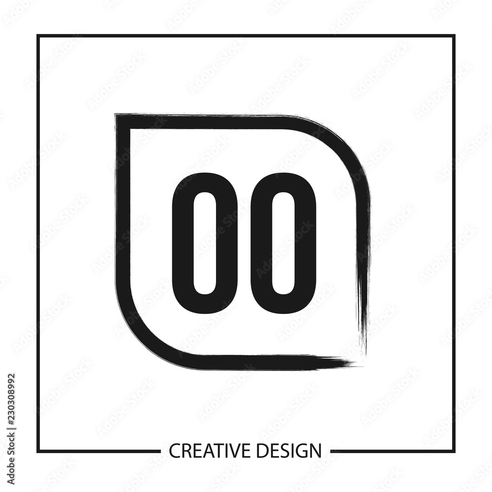 Initial OO Letter Logo Template Design Initial OO Letter Logo Template Design