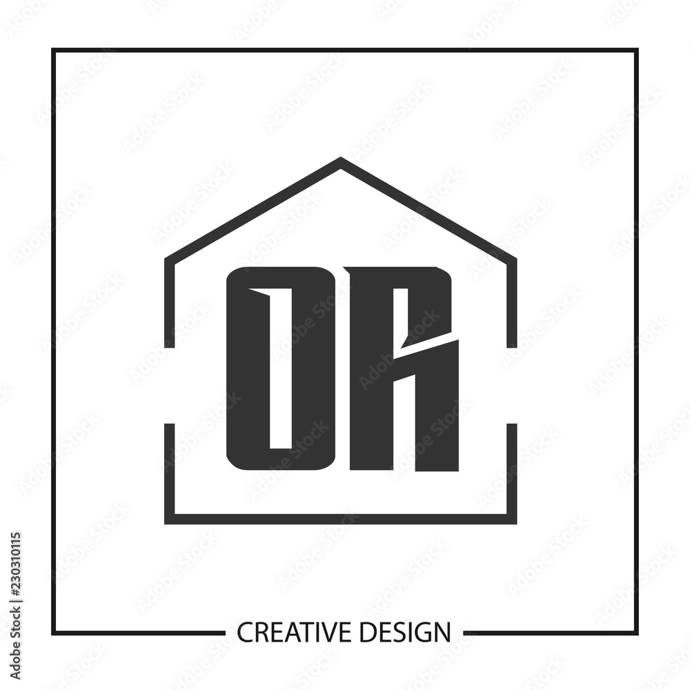 Initial OR Letter Logo Template Design Initial OR Letter Logo Template Design