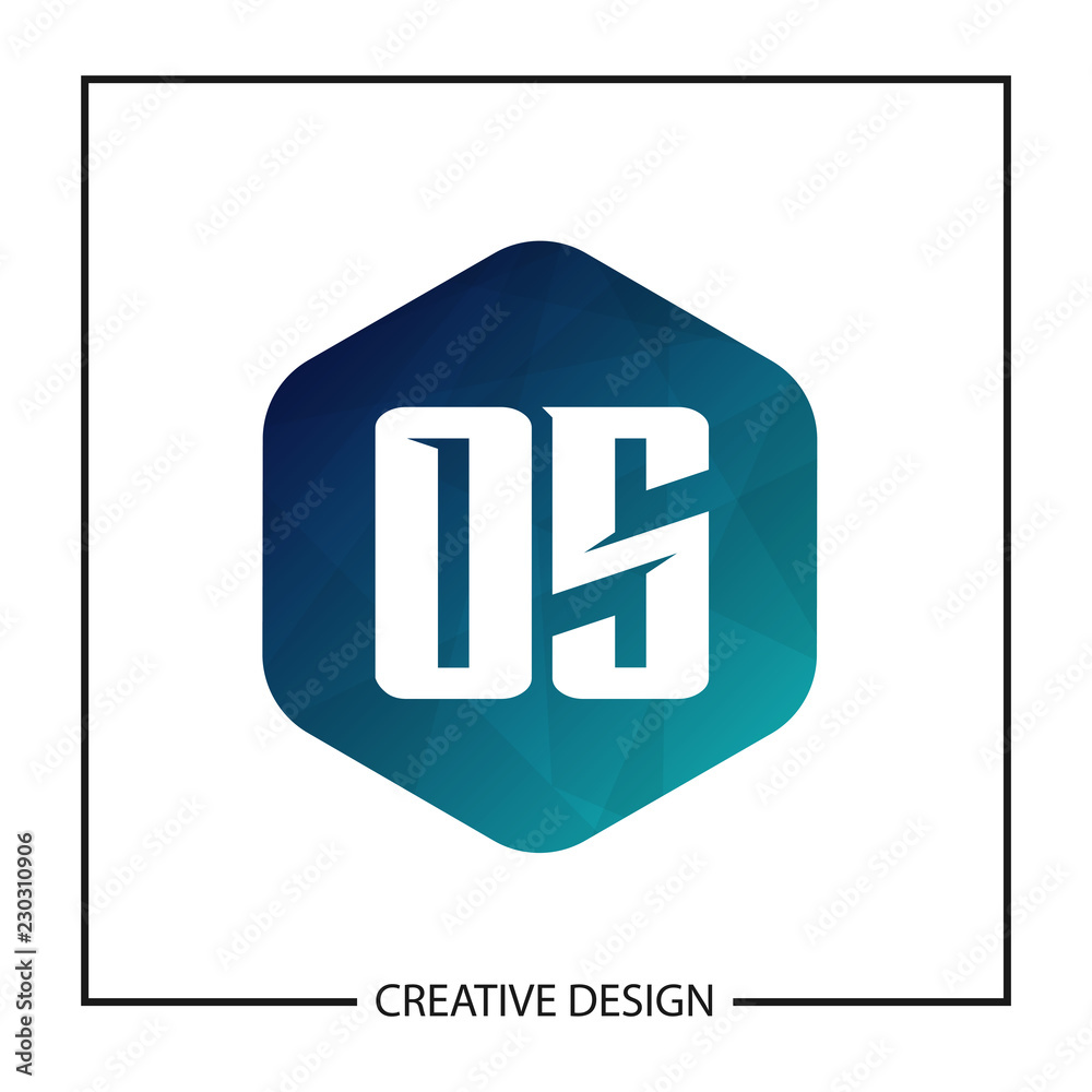 Initial OS Letter Logo Template Design Initial OS Letter Logo Template Design