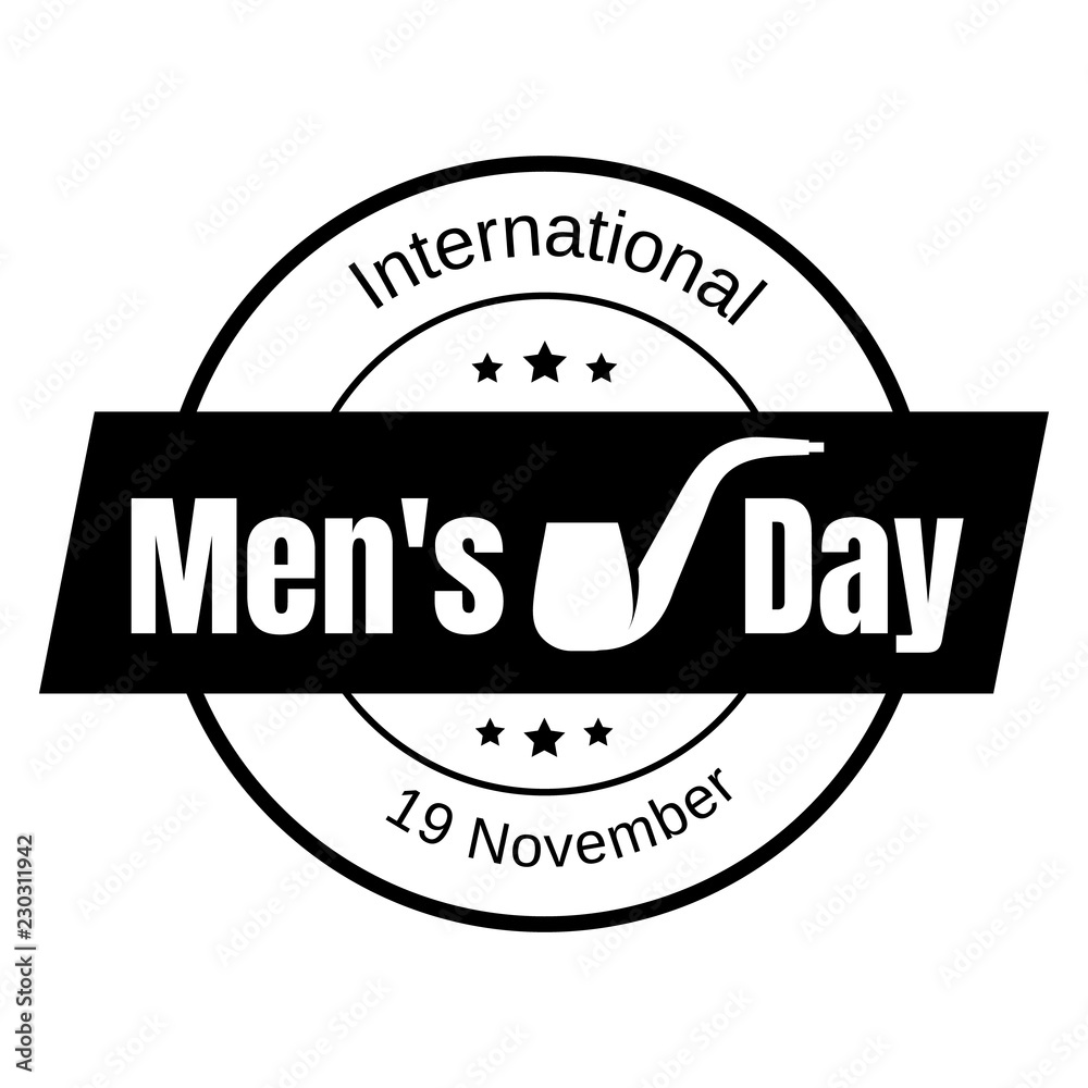 Fototapeta premium Mens day icon. Simple illustration of mens day vector icon for web design isolated on white background