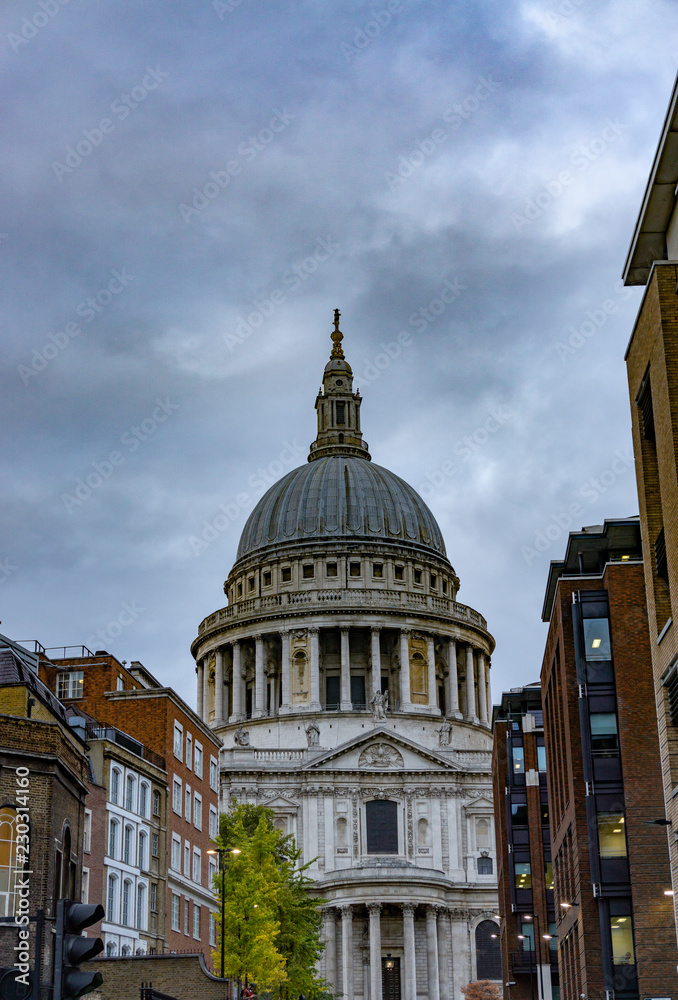 St. Paul's Cathedral church, London, UK