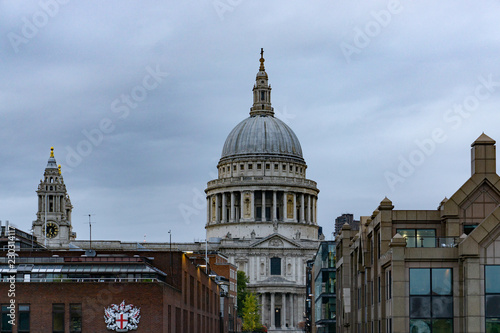 Obraz na płótnie St. Paul's Cathedral church, London, UK w salonie