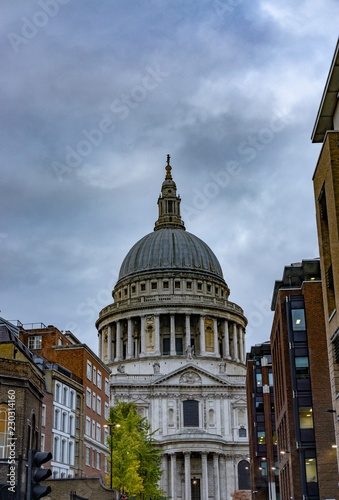 Obraz na płótnie St. Paul's Cathedral church, London, UK w salonie