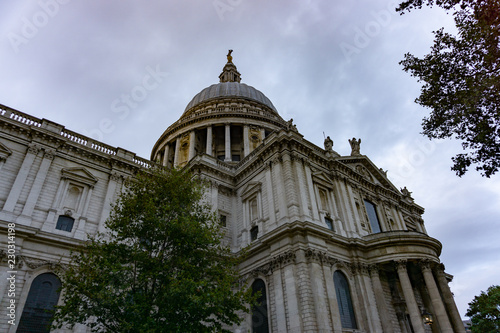 Obraz na płótnie St. Paul's Cathedral church, London, UK w salonie
