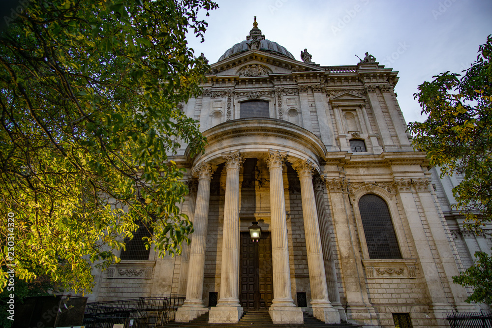 St. Paul's Cathedral church, London, UK