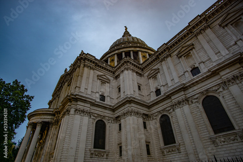 Obraz na płótnie St. Paul's Cathedral church, London, UK w salonie