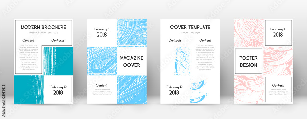 Cover page design template. Business brochure layo Cover page design template. Business brochure layo