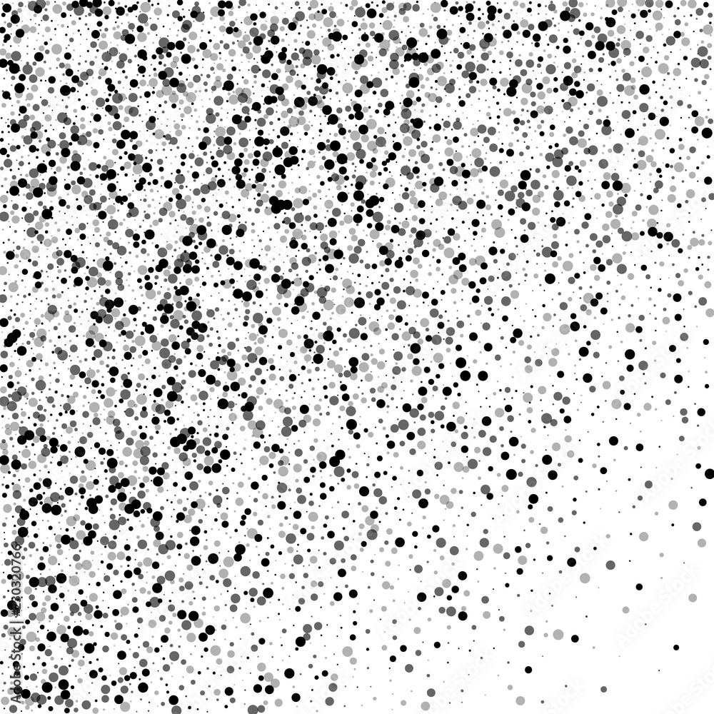Scattered dense balck dots. Dark points dispersion Scattered dense balck dots. Dark points dispersion