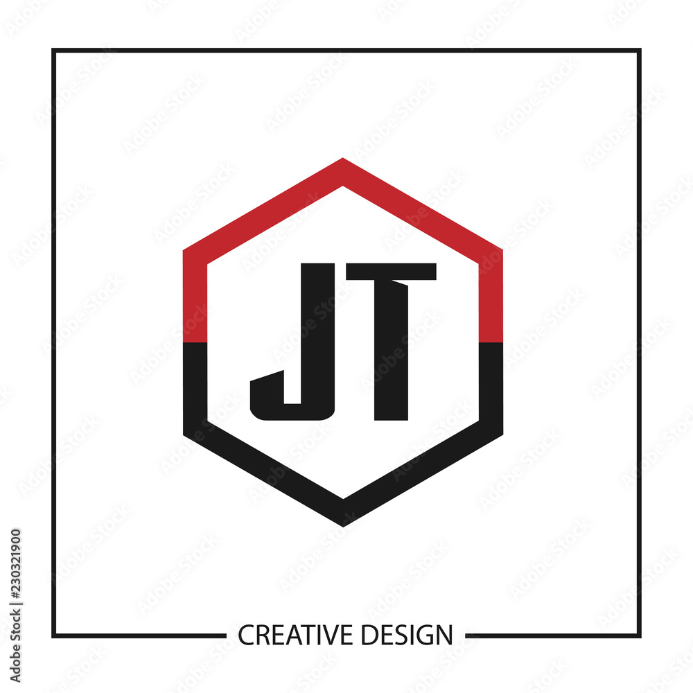 Initial JT Letter Logo Template Design Initial JT Letter Logo Template Design