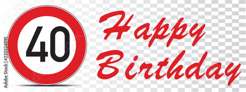 Geburtstag 40