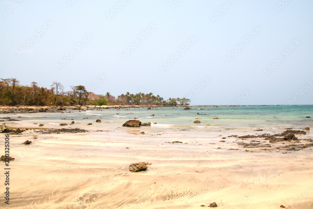 Coastal view near the town Ngwe Saung in Myanmar
Coastal view near the town Ngwe Saung in Myanmar