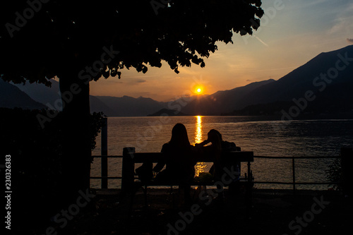 tramonto sul lago © Pasquale