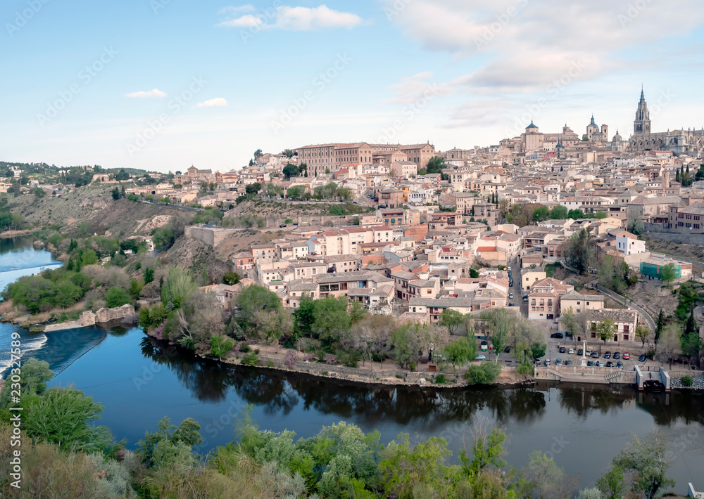 Toledo surrounded by the Targus river