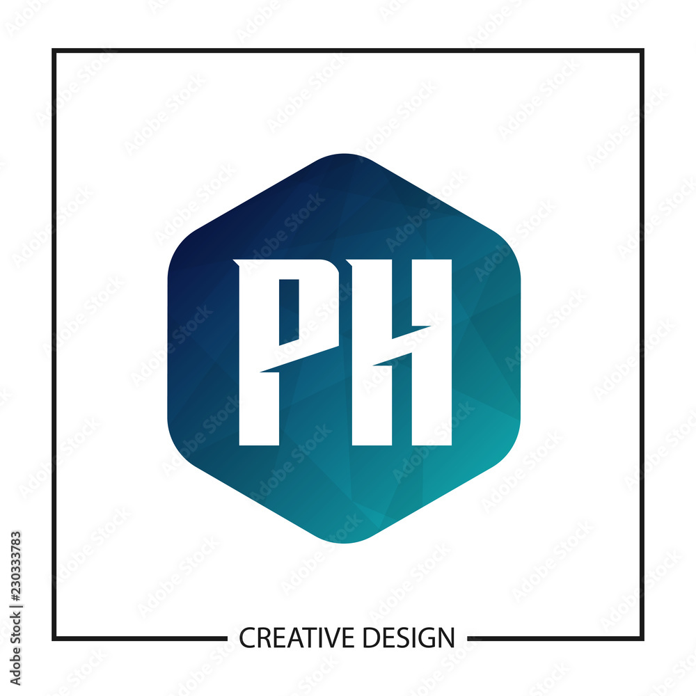 Initial PH Letter Logo Template Design Initial PH Letter Logo Template Design