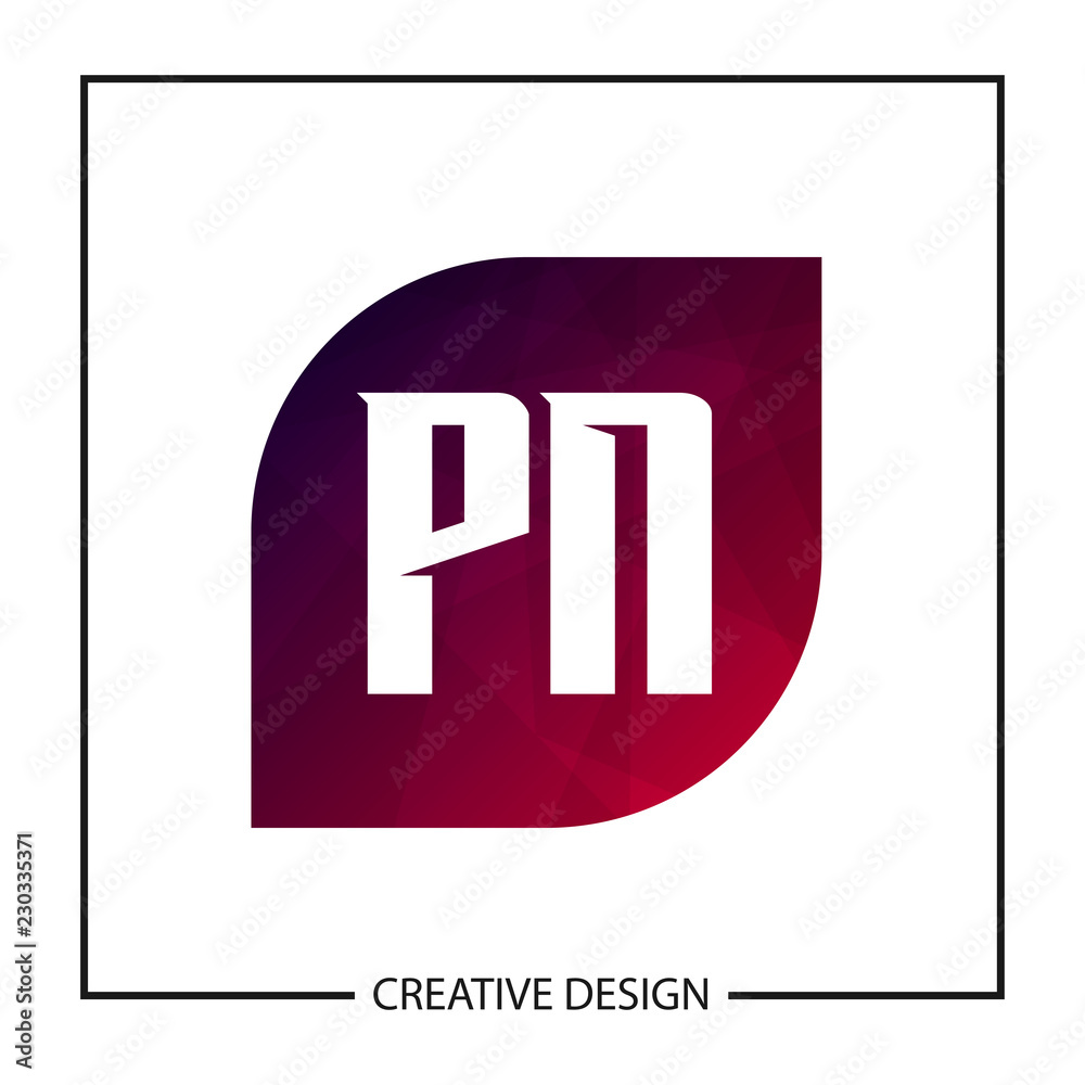 Initial PN Letter Logo Template Design Initial PN Letter Logo Template Design