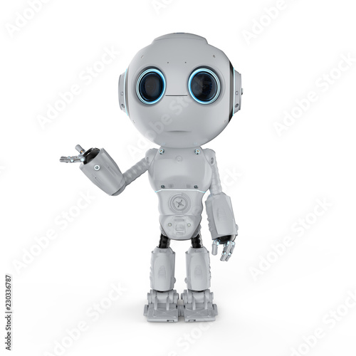 mini robot open hand