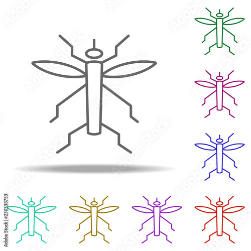 water bug icon. Elements of Eco in multi color style icons. Simple icon for websites, web design, mobile app, info graphics