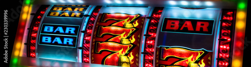 Casino slot machine display