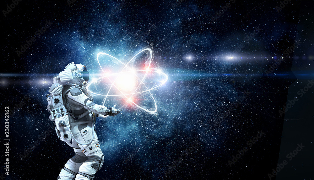 Fototapeta premium Astronomy as a science. Mixed media