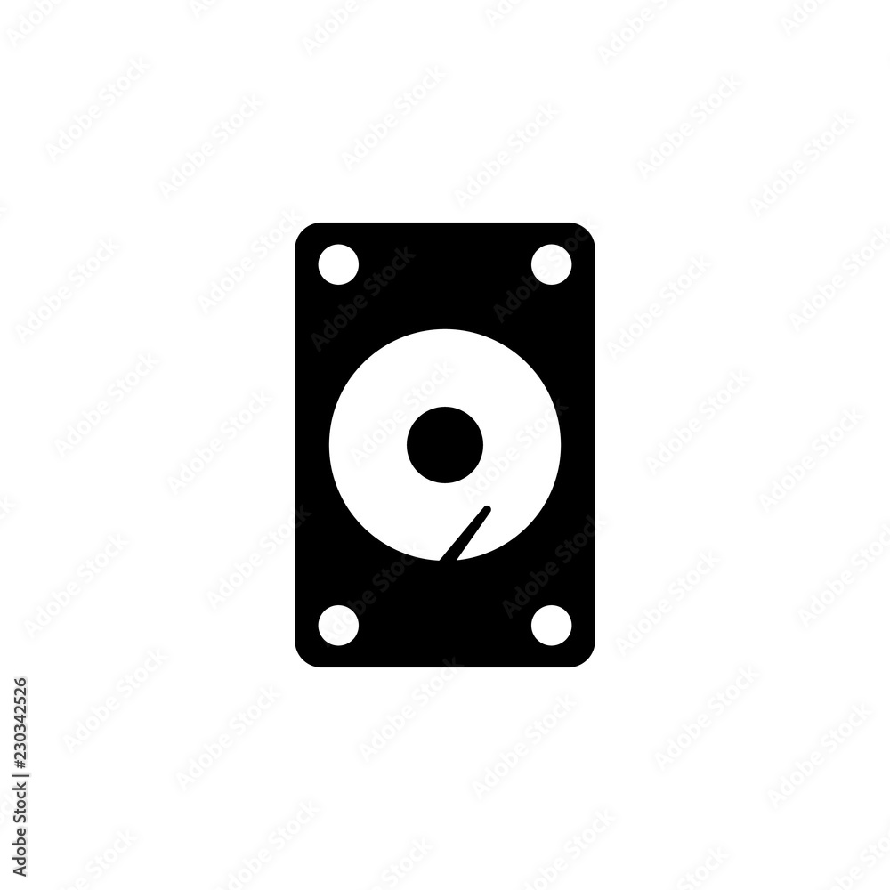 hard drive icon. One of simple collection icons for websites, web design, mobile app hard drive icon. One of simple collection icons for websites, web design, mobile app