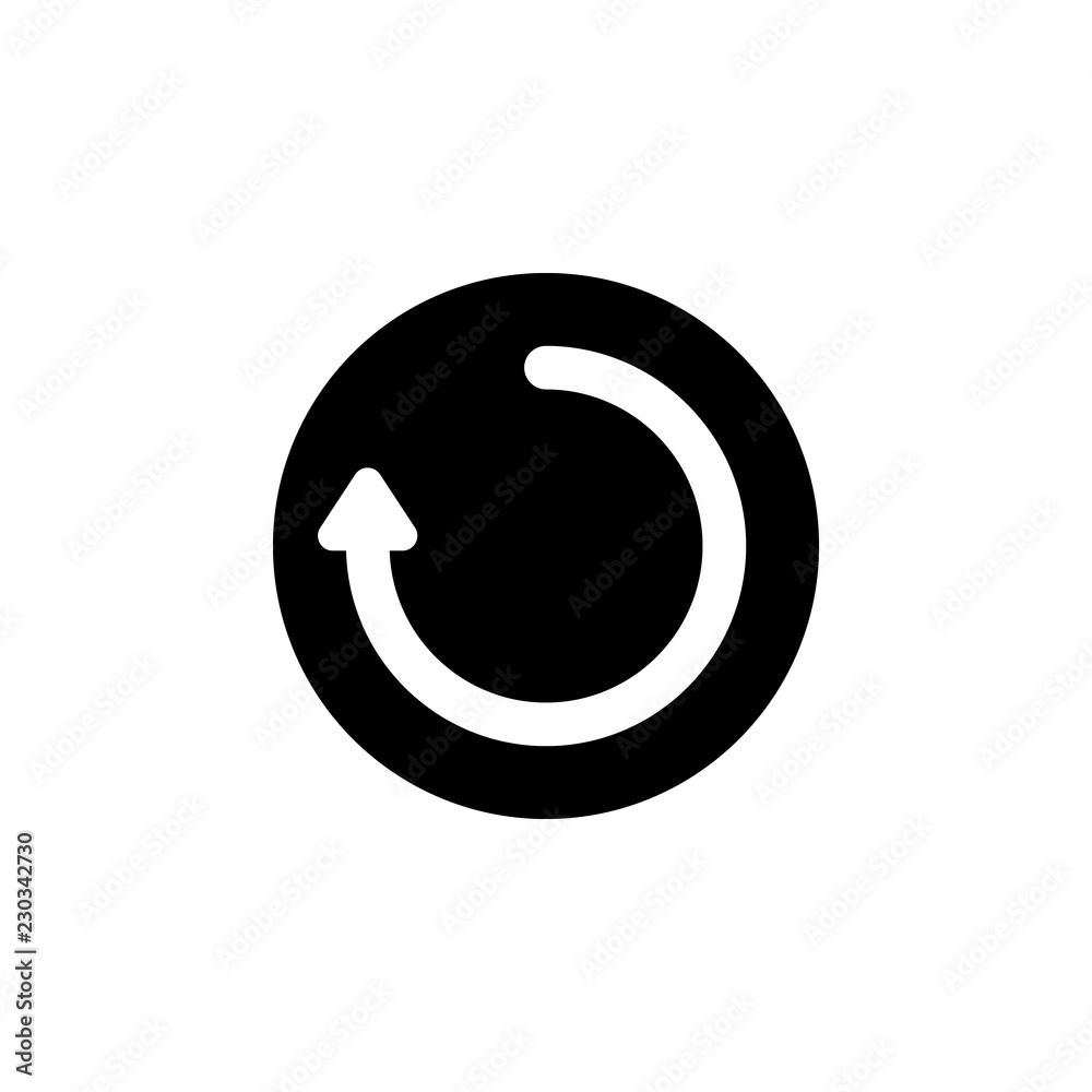 reload arrow icon. One of simple collection icons for websites, web design, mobile app reload arrow icon. One of simple collection icons for websites, web design, mobile app
