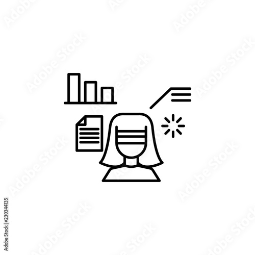 engineering analysis icon. Element of robotics engineering for mobile concept and web apps icon. Thin line icon for website design and development, app development. Premium icon
