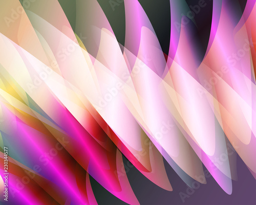Abstract background with continuous shapes