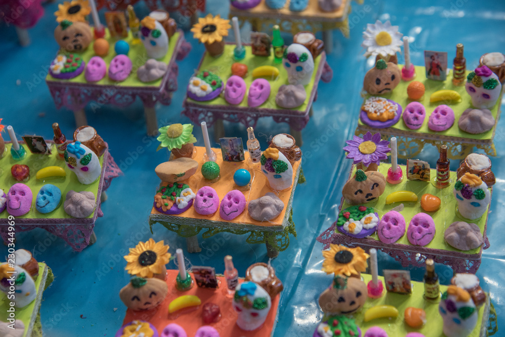 altar de dia de muertos dulces mexicanos tradiciones