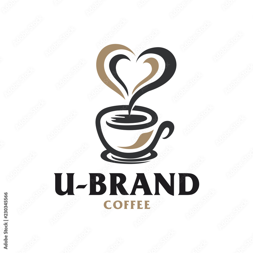 Obraz premium Coffee and Cafe Logo Design Vector
