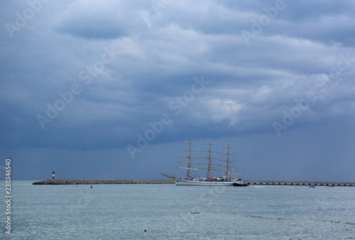 Out sailing on the Black Sea regatta