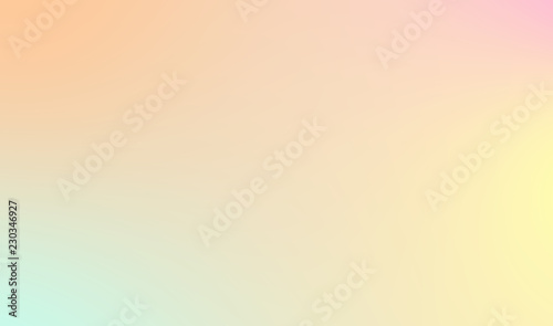 Obraz na płótnie Abstract blur soft gradient pastel dreamy background w salonie