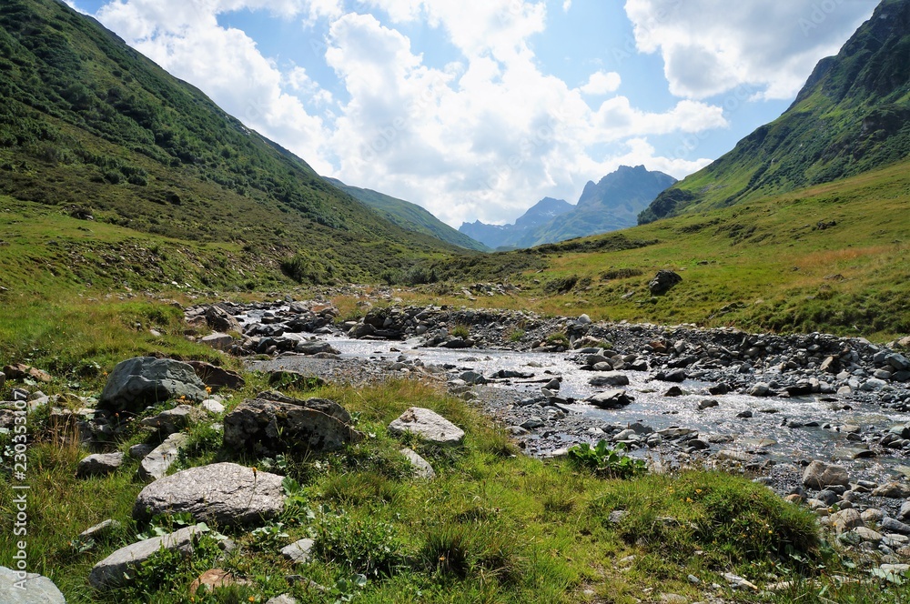 Berge Tal Wege