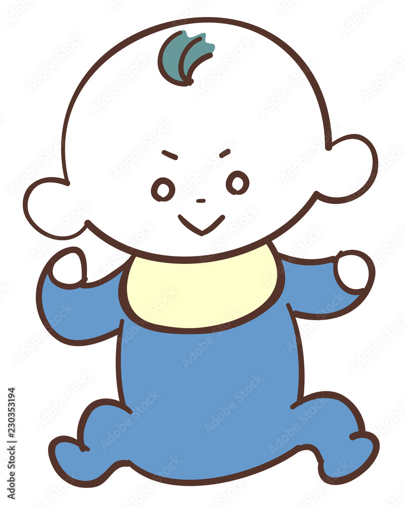 青い服を着た、かわいい赤ちゃん 男の子 笑顔
青い服を着た、かわいい赤ちゃん 男の子 笑顔