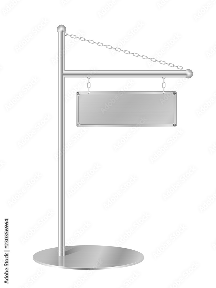 Obraz premium frame of metal on aluminium plate
