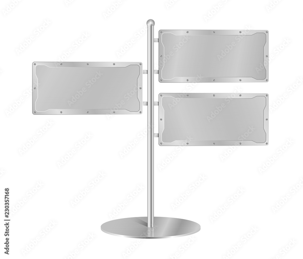 Obraz premium frame of metal on aluminium plate