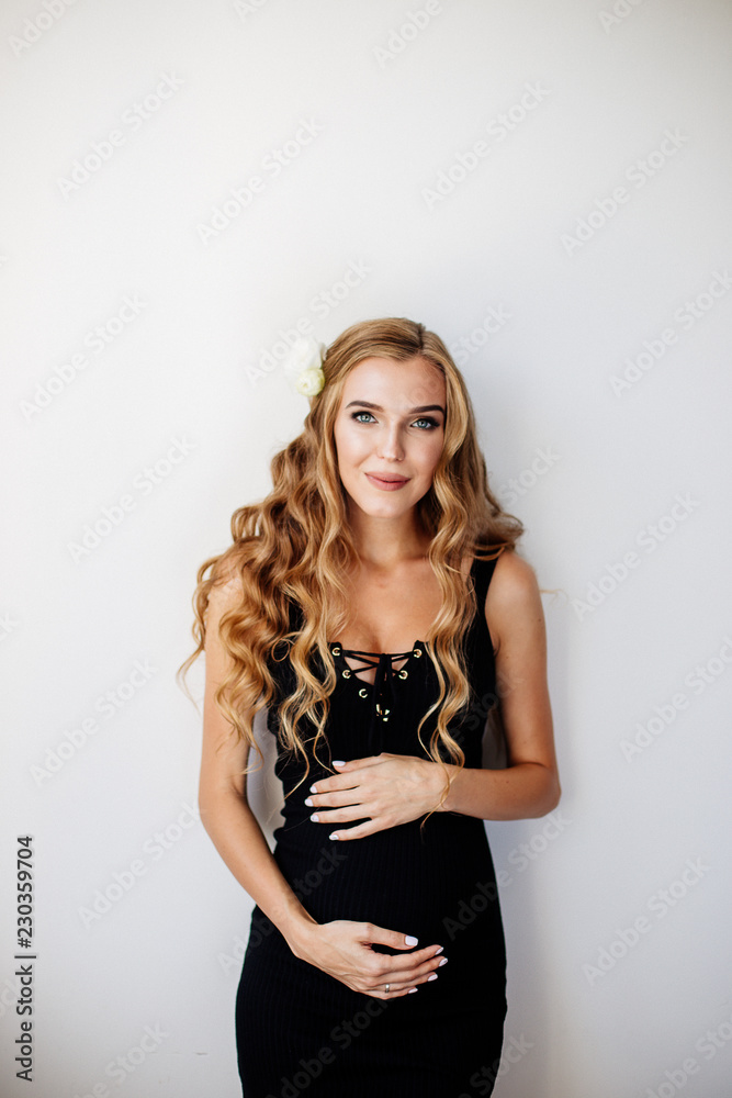 Beautiful pregnant young woman. Beautiful pregnant young woman.