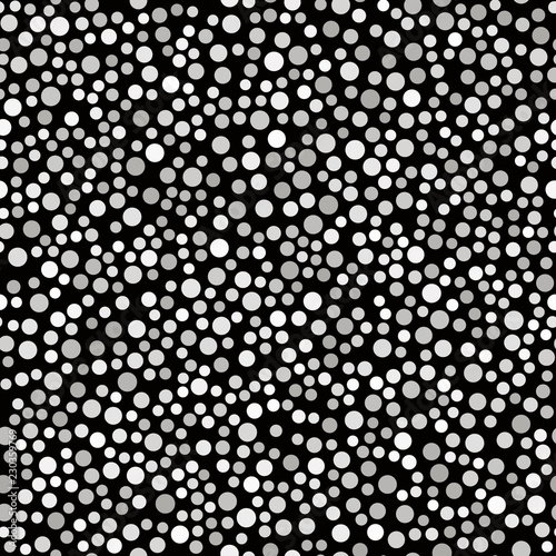 Abstract seamless pattern. Simple and at the same time festive. The classic combination of white, gray and black.