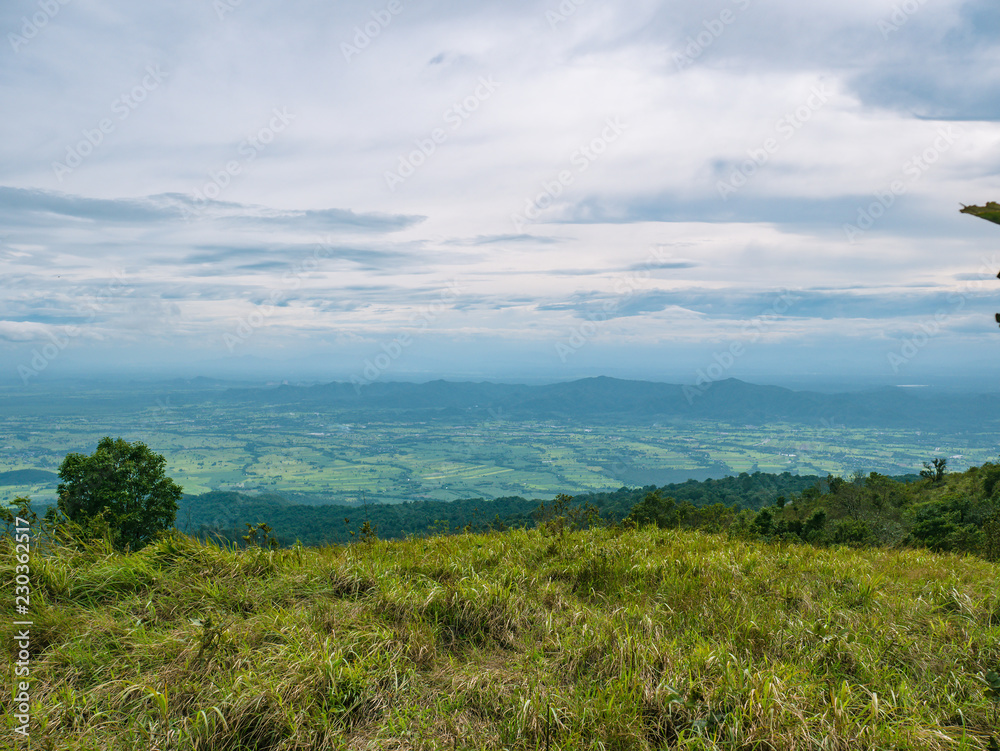 Beautiful nature and cloud sky view on Khao Luang mountain in Ramkhamhaeng National Park,Sukhothai province Thailand Beautiful nature and cloud sky view on Khao Luang mountain in Ramkhamhaeng National Park,Sukhothai province Thailand