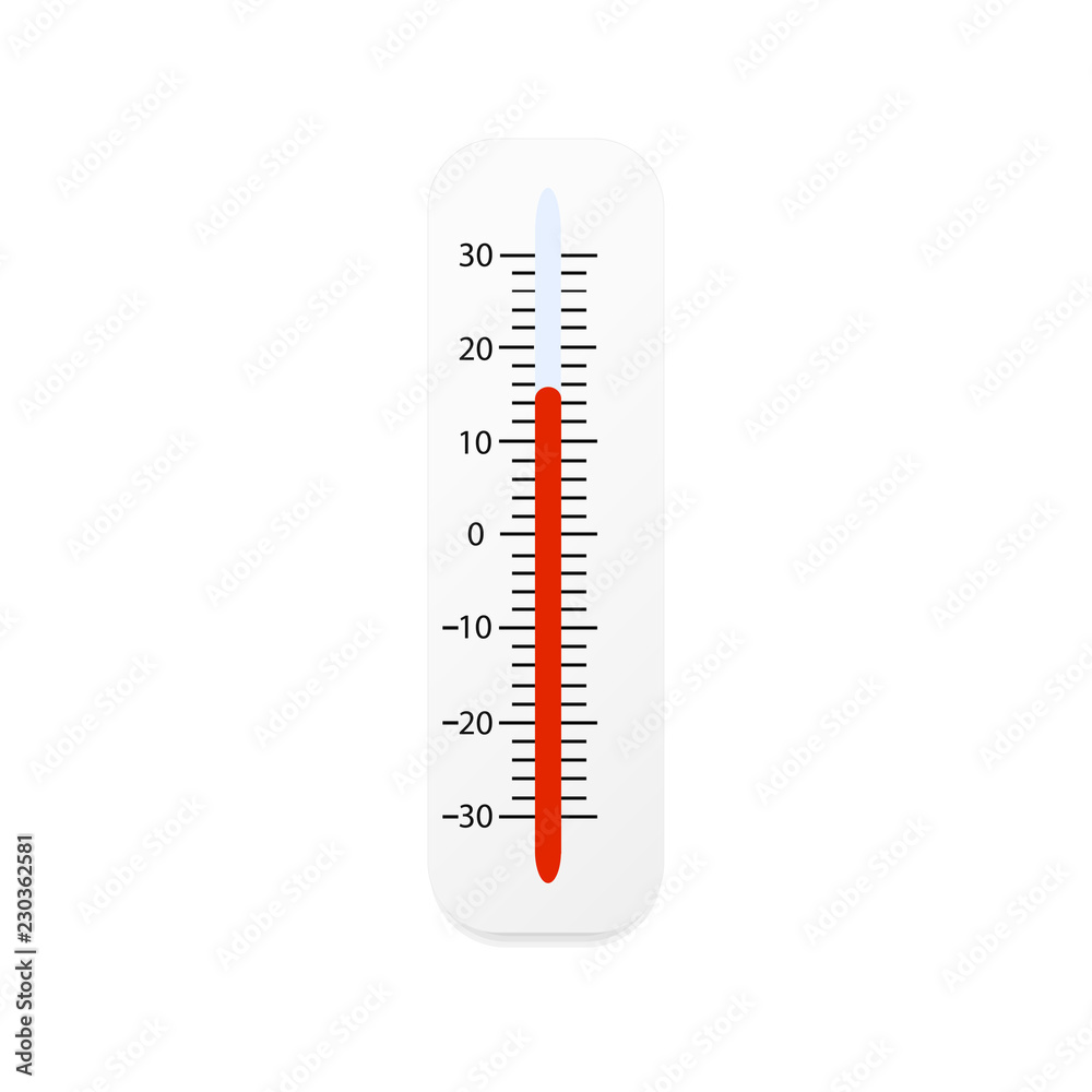 Premium Vector  Thermometer for measuring air temperature