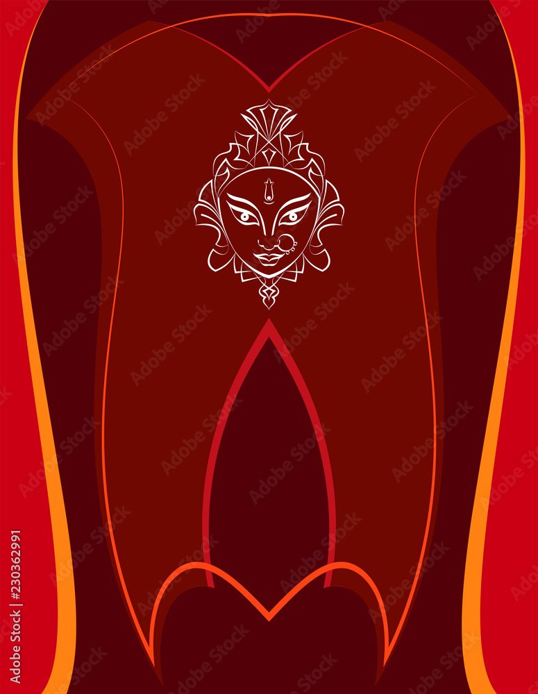 Durga Goddess Of Power, Divine Mother Of The Universe Design Durga Goddess Of Power, Divine Mother Of The Universe Design
